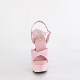 Pleaser DELIGHT-609 Sandalias de Plataforma Charol rosa EU-44 / US-14