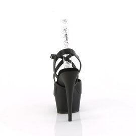 Pleaser DELIGHT-624-1 Sandalias de Plataforma Piel Sintética Negro EU-36 / US-6