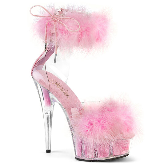 Pleaser DELIGHT-624F Sandalias de Plataforma Rosa Tono Claro EU-35 / US-5