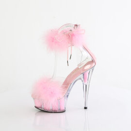 Pleaser DELIGHT-624F Sandalias de Plataforma Rosa Tono Claro EU-38 / US-8