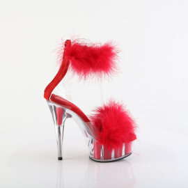 Pleaser DELIGHT-624F Sandalias de Plataforma Rojo Tono Claro EU-36 / US-6