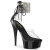 Pleaser DELIGHT-624RS Sandalias Plataforma Tono Claro pedrería Transparente EU-36/US-6