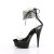 Pleaser DELIGHT-624RS Sandalias Plataforma Tono Claro pedrería Transparente EU-36/US-6