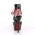 Pleaser Sandalia de Tacón DELIGHT-600-14FH Negro Charol EU-37 / US-7