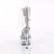 Pleaser DELIGHT-627RS Sandalias Plataforma Pedrería Transparente Plata EU-42 / US-12