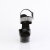 Pleaser DELIGHT-639 Sandalias de Plataforma Charol Negro EU-40 / US-10