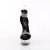 Pleaser DELIGHT-641 Sandalias de Plataforma Tela Negro Tono Claro EU-35 / US-5