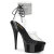 Pleaser DELIGHT-691-2RS Sandalias Plataforma Tono Claro pedrería Negro EU-42 / US-12