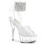 Pleaser DELIGHT-691-2RS Sandalias Plataforma Tono Claro pedrería Transparente EU-36/US-6