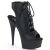 Pleaser Botín DELIGHT-600-20 Negro Cuero Sintético EU-42 / US-12