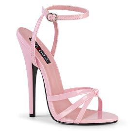 Devious DOMINA-108 Sandalias Charol rosa pastel EU-38 / US-8
