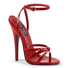 Devious DOMINA-10 Sandalias8 Charol Rojo EU-40 / US-10