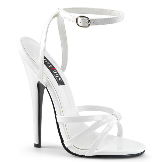 Devious DOMINA-10 Sandalias8 Charol blanco EU-42 / US-12