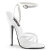 Devious DOMINA-10 Sandalias8 Charol blanco EU-44 / US-14