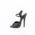 Devious DOMINA-109 Sandalias Piel Sintética Negro EU-37 / US-7