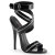 Devious DOMINA-119 Sandalias Charol Negro EU-38 / US-8