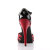 Devious DOMINA-412 Sandalias Charol Negro EU-35 / US-5