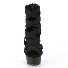 Pleaser Sandalia de Tacón DELIGHT-600-24 Negro...