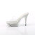 Fabulicious ELEGANT-401 Zuecos con Plataforma  Transparente EU-40 / US-10