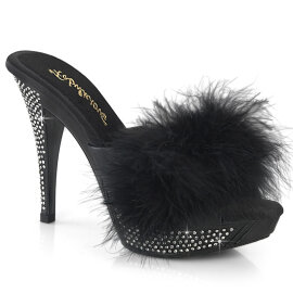 Fabulicious ELEGANT-401 Zuecos con Plataforma de Piel...