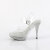 Fabulicious ELEGANT-408 Sandalias Plataforma Tono Claro pedrería Transparente EU-38 / US-8