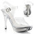 Fabulicious ELEGANT-408 Sandalias con Plataforma Cromo Tono Claro Plata EU-40 / US-10