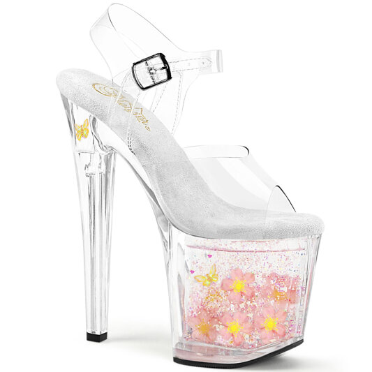 Pleaser ENCHANT-708AQUA-01 Sandalias de Plataforma Transparente EU-38 / US-8
