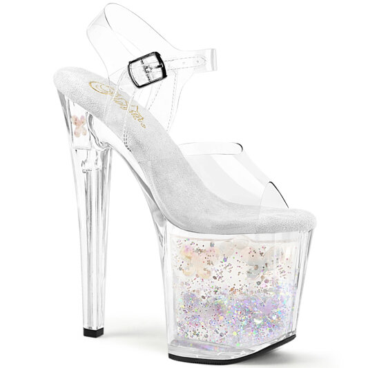 Pleaser ENCHANT-708AQUA-02 Sandalias de Plataforma Transparente EU-35 / US-5