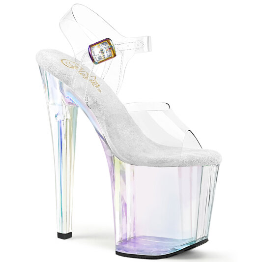 Pleaser ENCHANT-708HT Sandalias de Plataforma Tono Claro Holograma Ahumado Colorido EU-35 / US-5