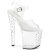 Pleaser ENCHANT-708RS Sandalias Plataforma Tono Claro pedrería Transparente EU-37/US-7