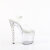 Pleaser ENCHANT-708RS Sandalias Plataforma Tono Claro pedrería Transparente EU-37/US-7