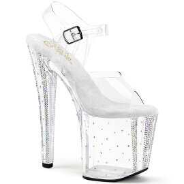 Pleaser ENCHANT-708RS-01 Sandalias Plataforma Tono Claro...
