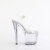 Pleaser ENCHANT-708RS-02 Sandalias Plataforma Tono Claro pedrería Transparente EU-37/US-7