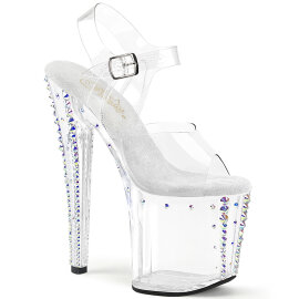 Pleaser ENCHANT-708RS-02 Sandalias Plataforma Tono Claro...