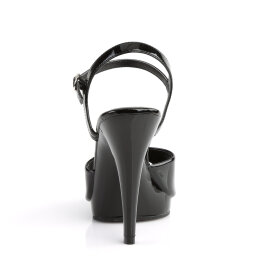 Fabulicious FLAIR-409 Sandalias  Charol Negro EU-36 / US-6