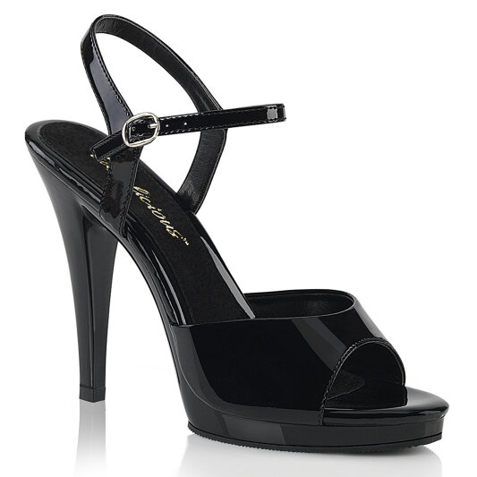 Fabulicious FLAIR-409 Sandalias Charol Negro EU-39 / US-9