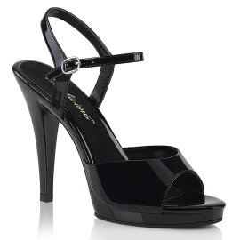 Fabulicious FLAIR-409 Sandalias  Charol Negro EU-40 / US-10