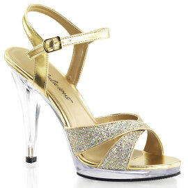 Fabulicious FLAIR-419/G/C Sandalias Tono Claro Purpurina...
