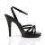 Fabulicious FLAIR-436 Sandalias Charol Negro EU-39 / US-9