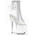 Pleaser FLAMINGO-1018C-2RS Botines Plataforma Tono Claro pedrería Transparente EU-37 / US-7