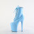 Pleaser FLAMINGO-1020 Botines de Plataforma azul Charol EU-42 / US-12
