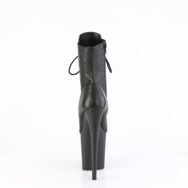 Pleaser FLAMINGO-1020 Botines Plataforma cuero Negro EU-44 / US-14