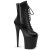 Pleaser FLAMINGO-1020 Botines Plataforma cuero Negro EU-44 / US-14