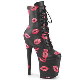 Pleaser FLAMINGO-1020KISSES Botines Plataforma Piel...