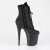 Pleaser FLAMINGO-1020RM Botines Plataforma ecoPiel pedrería malla Negro EU-35 / US-5