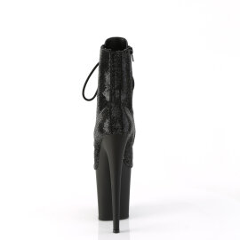 Pleaser FLAMINGO-1020RS Botines Plataforma pedrería Negro EU-41 / US-11