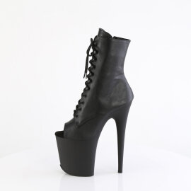 Pleaser FLAMINGO-1021 Botines Plataforma Piel Sintética Negro EU-35 / US-5