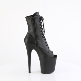 Pleaser FLAMINGO-1021 Botines Plataforma Piel Sintética Negro EU-35 / US-5