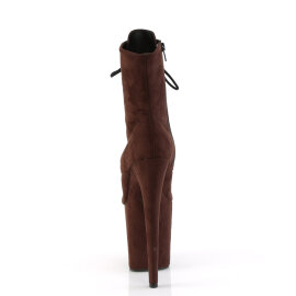 Pleaser FLAMINGO-1021FS Botines Plataforma ecoPiel marrón EU-37 / US-7