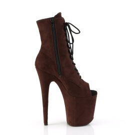 Pleaser FLAMINGO-1021FS Botines Plataforma ecoPiel marrón EU-37 / US-7